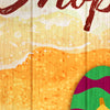Flip Flop Repair Shop Outdoor Canvas Art Print - 16x48